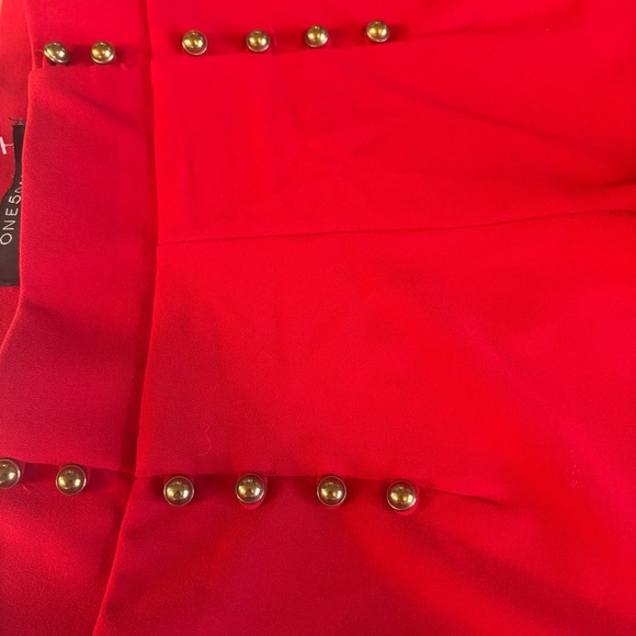 One 5 One Red Wide-Leg Pants - Picture 3 of 3